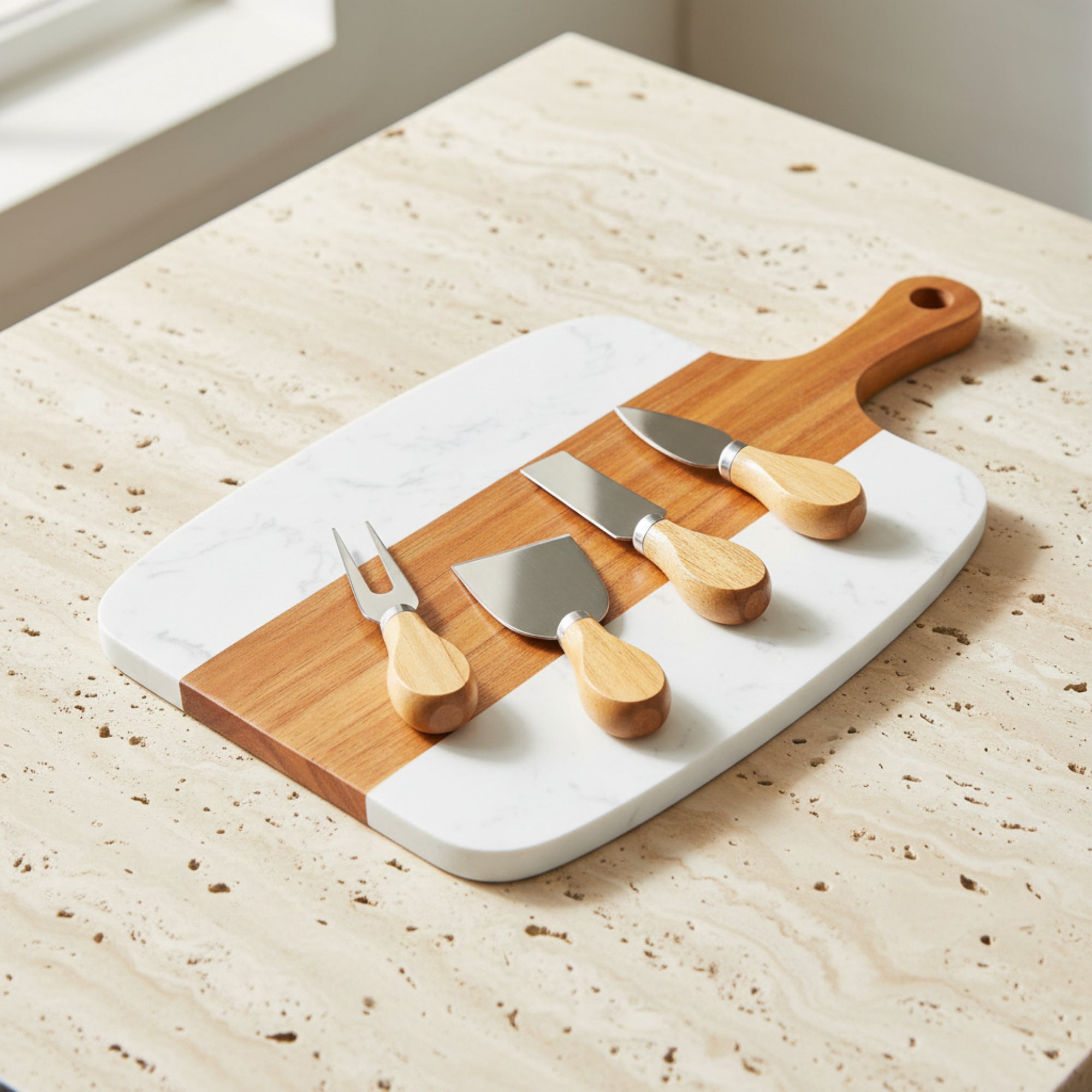 The Marble & Wood Hosting Set (Copy) - Gifting Season