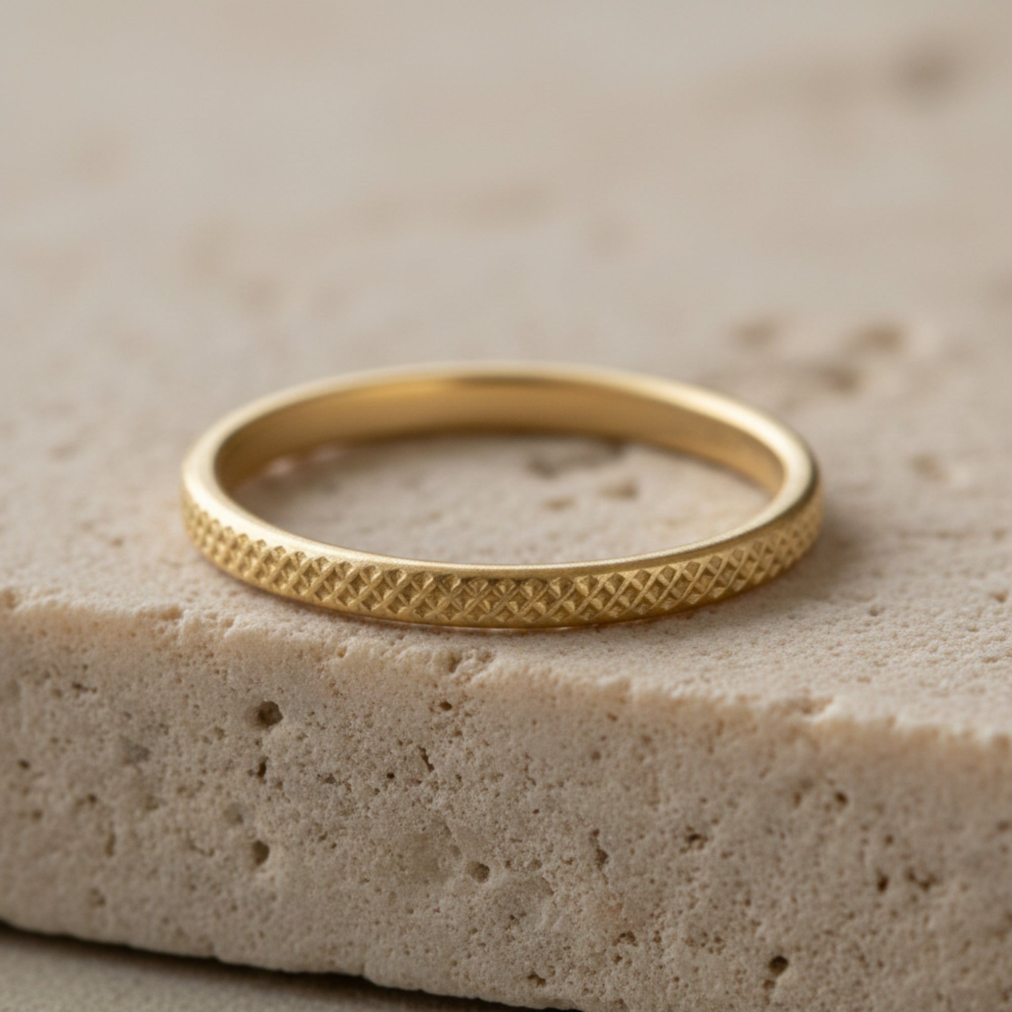 The Louise Textured Stacking Ring - Gifting Season