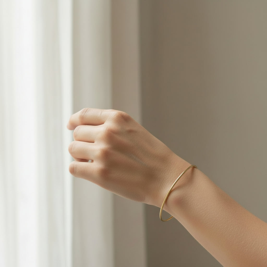The Raindrop Open Bangle - Gifting Season