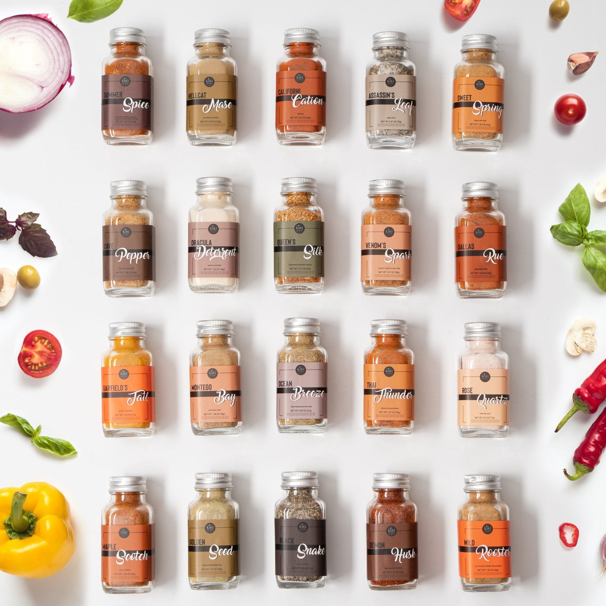 Large Gourmet Smokehouse BBQ Spice Rub Set Grilling Gift Set, 1.25oz Each - Spice Set & Seasonings - Father Gift Dad Gifts - Barbecue Cookout - Flavors Includes Smoky Chipotle, Dry Rub, Pack of 20 - Gifting Season