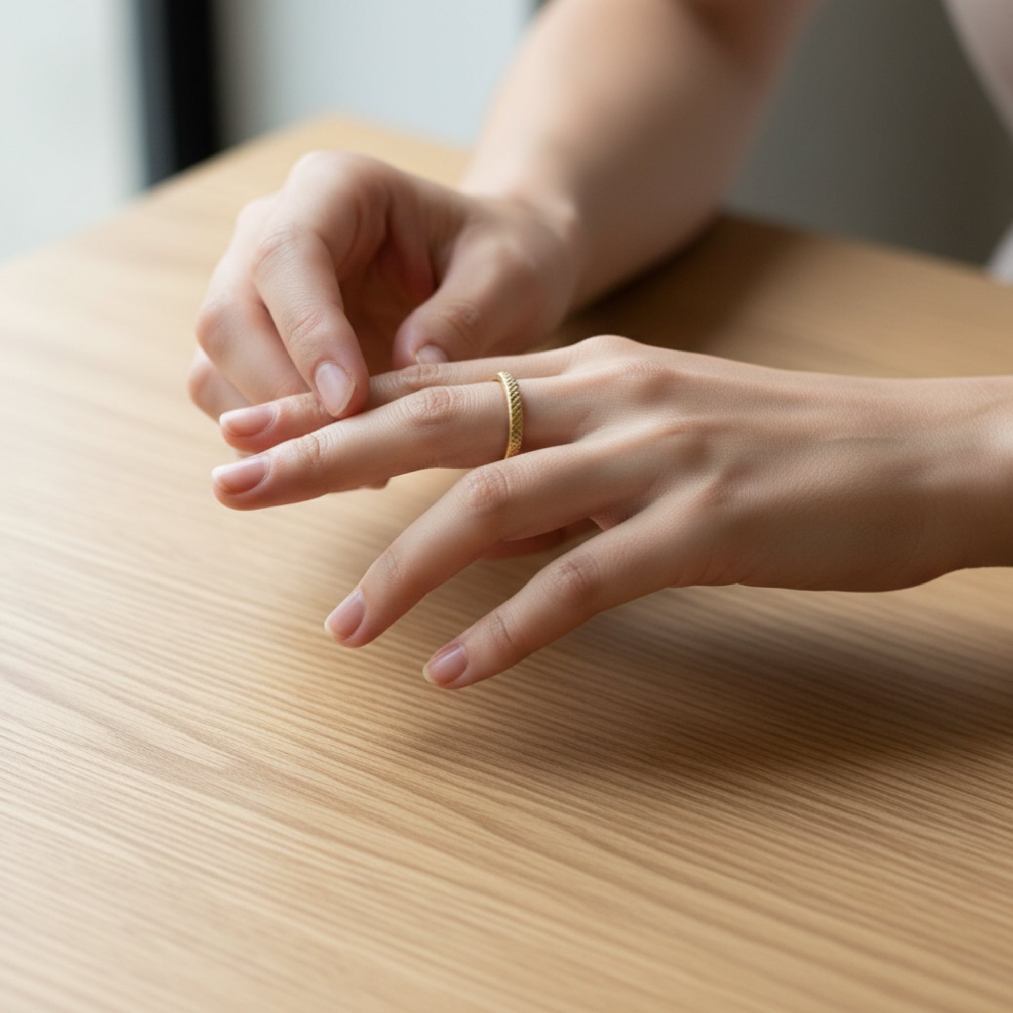 The Louise Textured Stacking Ring - Gifting Season