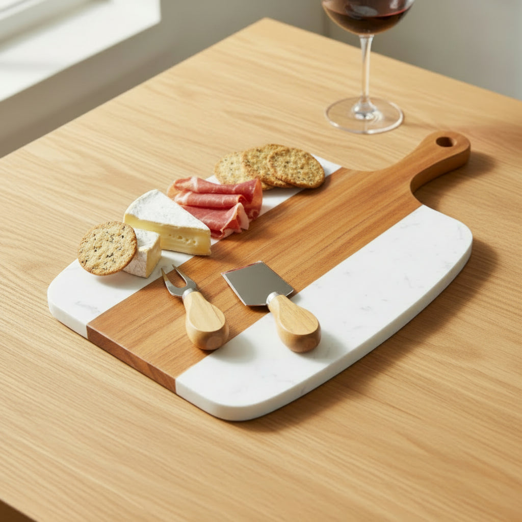 The Marble & Wood Hosting Set (Copy) - Gifting Season
