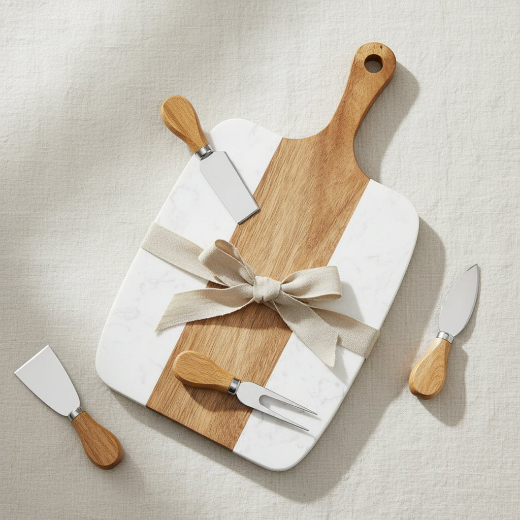 The Marble & Wood Hosting Set (Copy) - Gifting Season