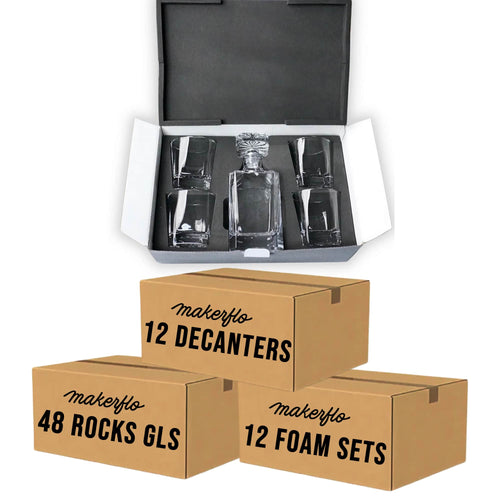 4 Glass Decanter Set - Gifting Season