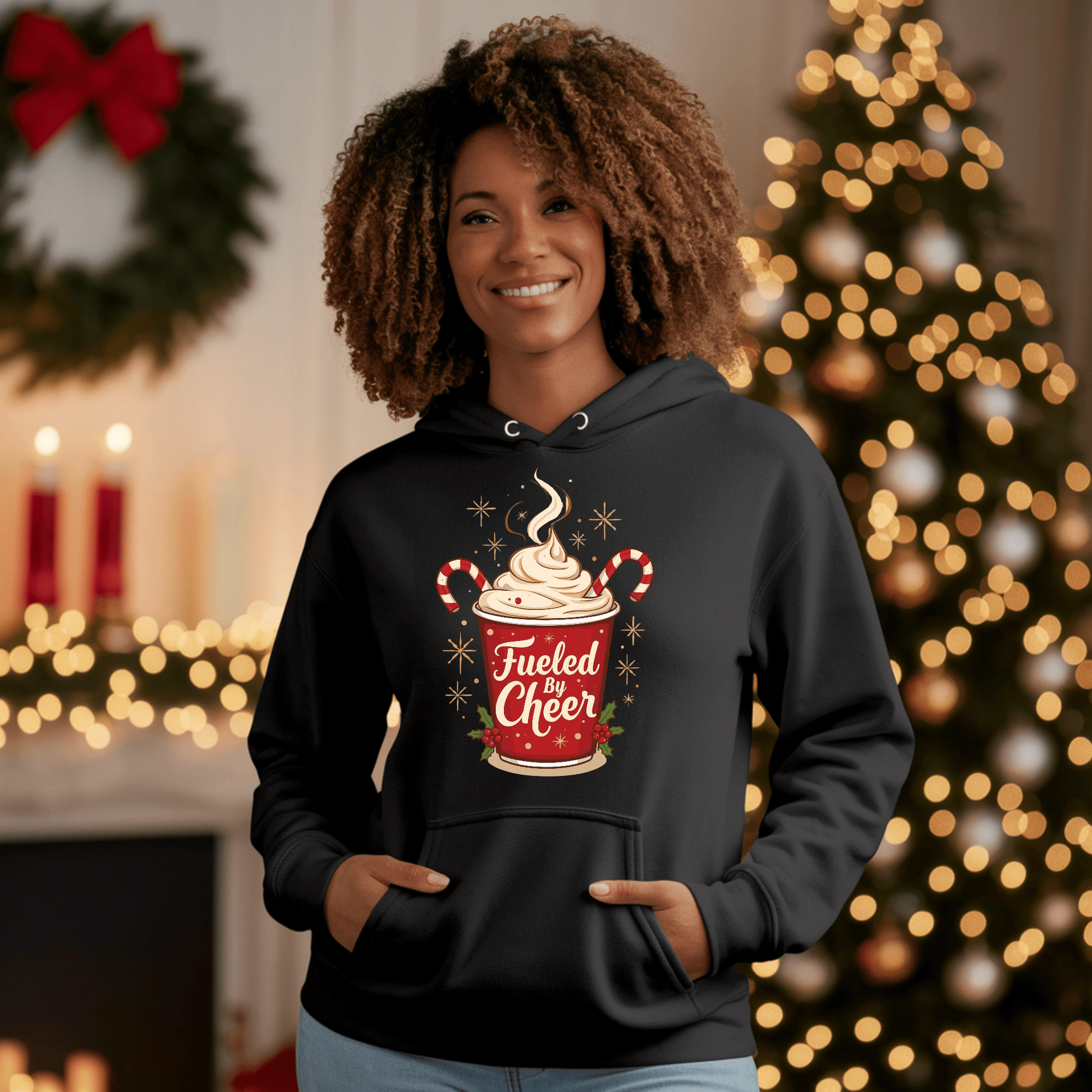 Fueled By Cheer Hoodie - Gifting Season