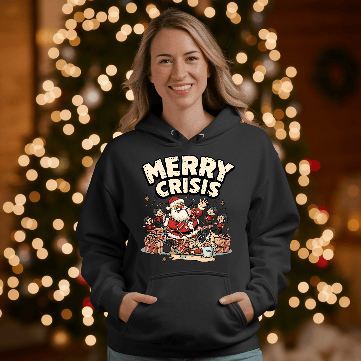 Merry Crisis Hoodie - Gifting Season