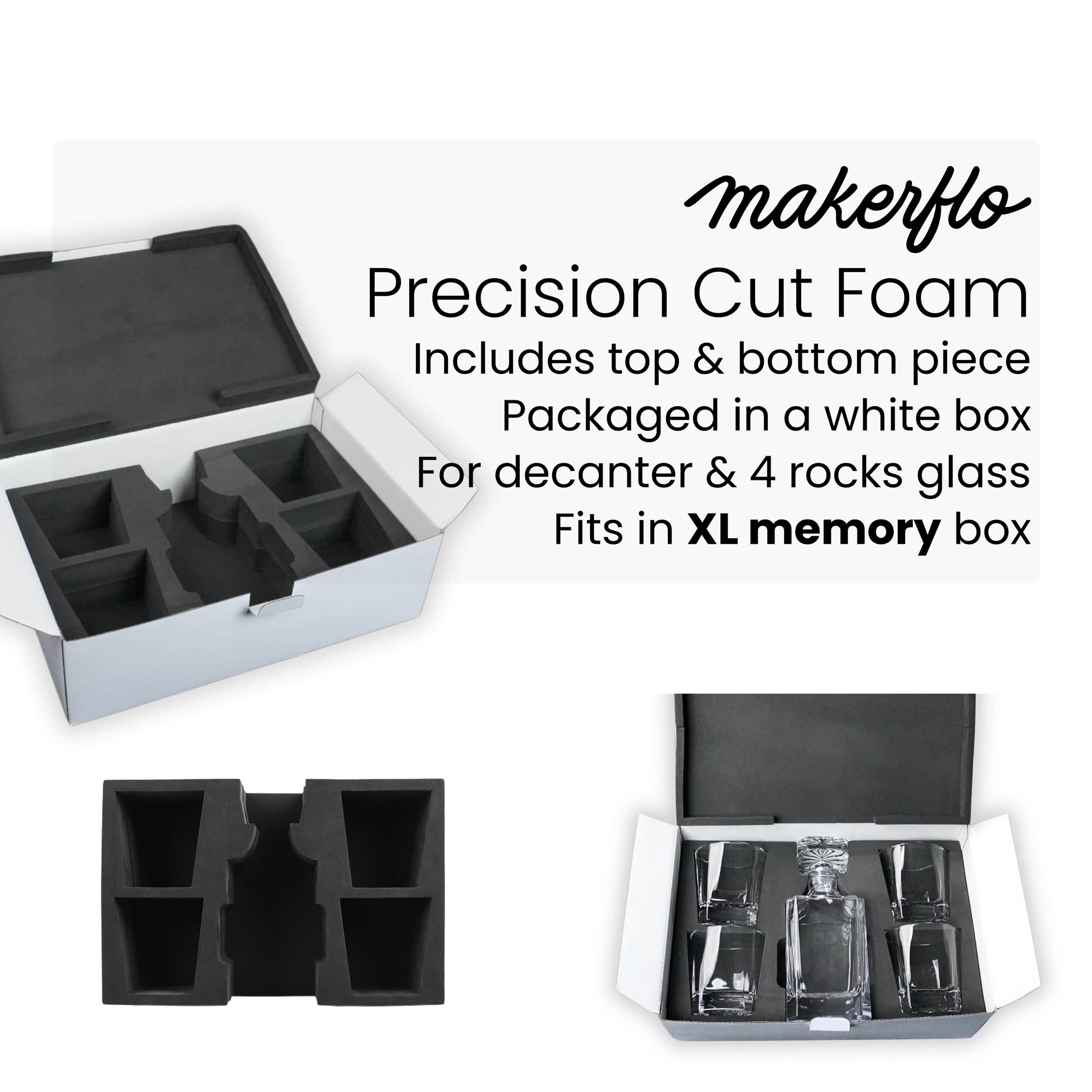 4 Glass Decanter Set - Gifting Season