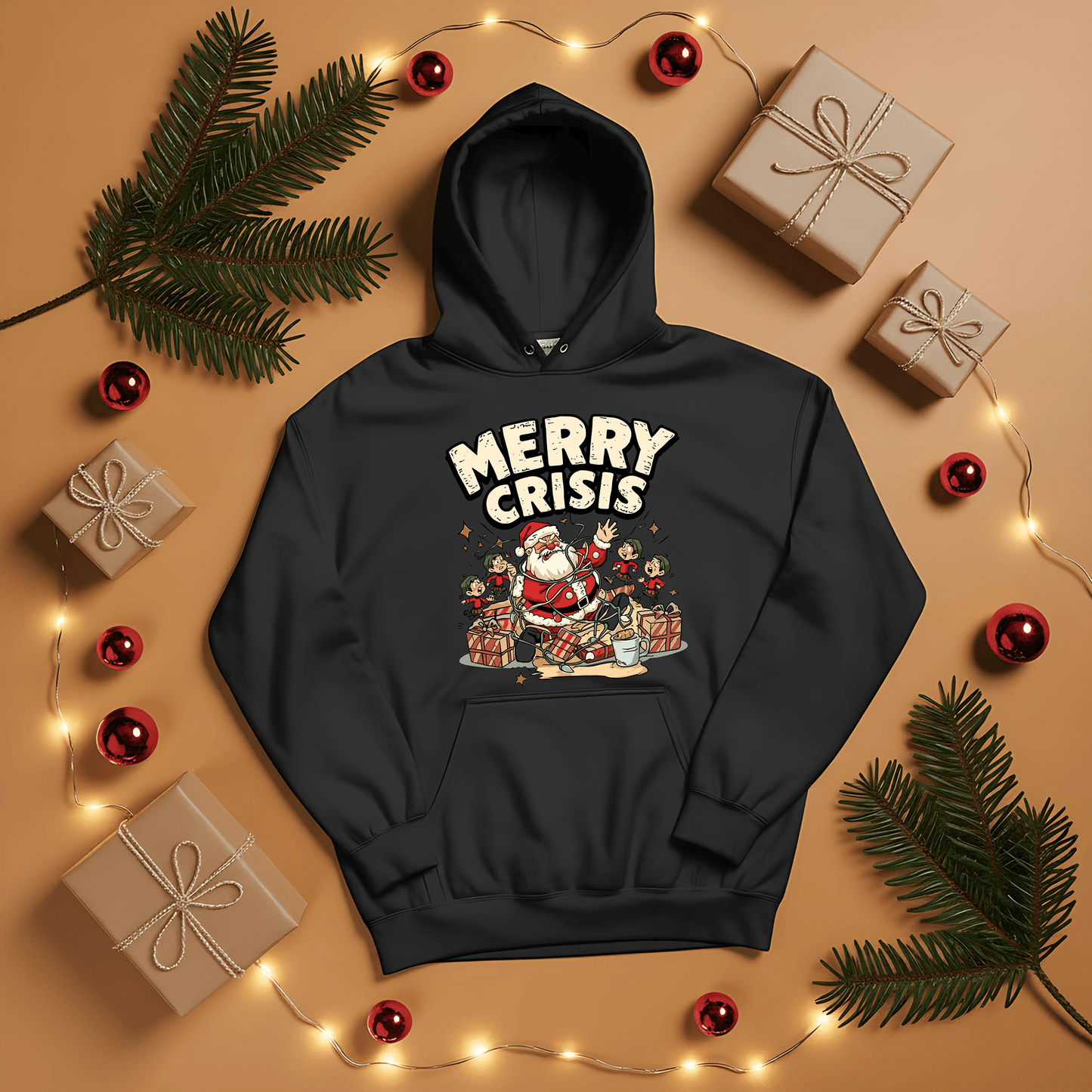 Merry Crisis Hoodie - Gifting Season