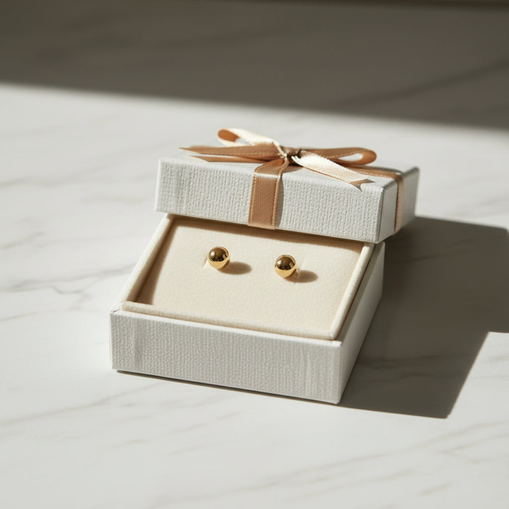 The Essential Dot Studs – Sterling Silver or 14k Gold Fill - Gifting Season