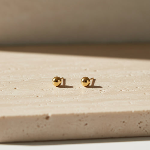 The Essential Dot Studs – Sterling Silver or 14k Gold Fill - Gifting Season