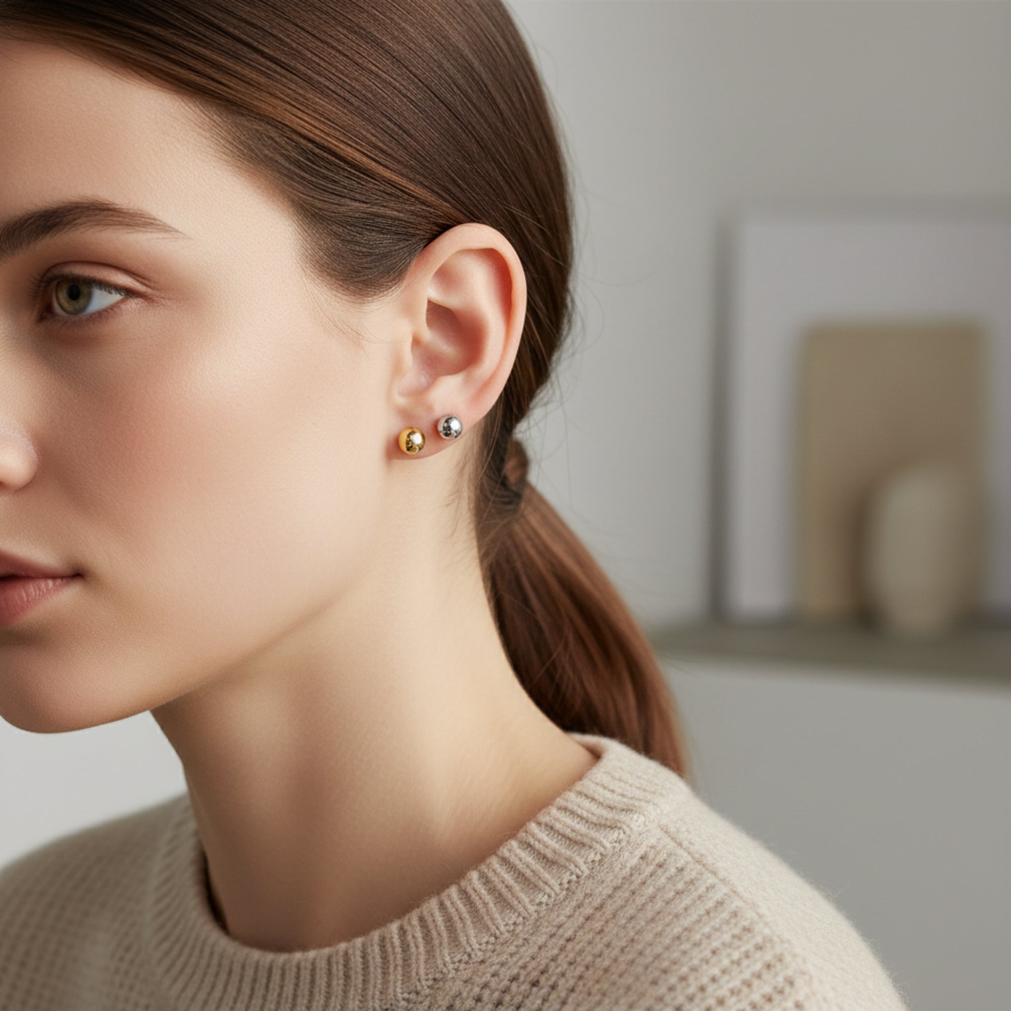 The Essential Dot Studs – Sterling Silver or 14k Gold Fill - Gifting Season