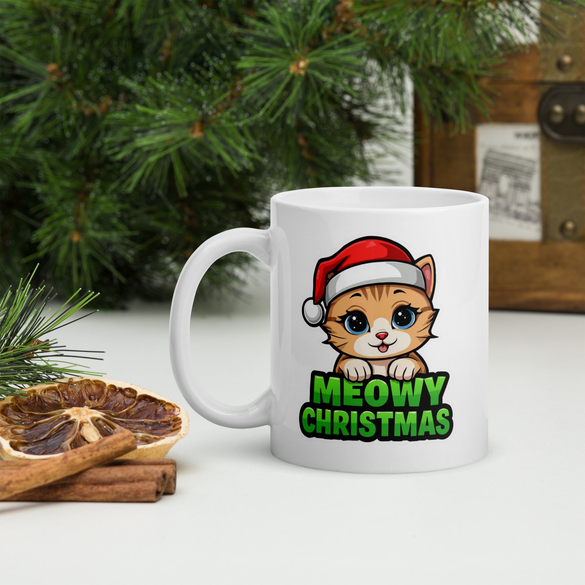 Meowy Christmas Holiday Mug - Gifting Season