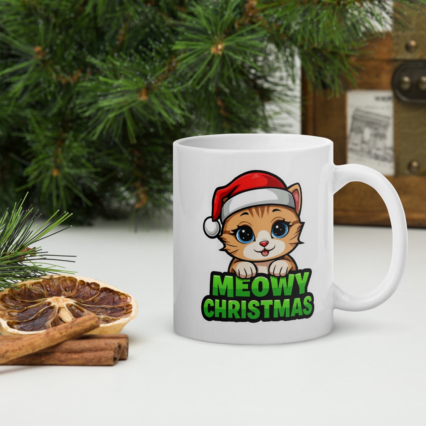 Meowy Christmas Holiday Mug - Gifting Season